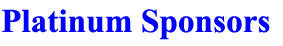 Platinum Sponsors